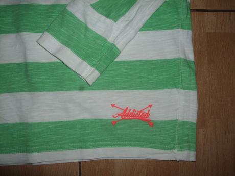 Pruhované tričko s raglán. rukávmi manguun teens, topomini,164