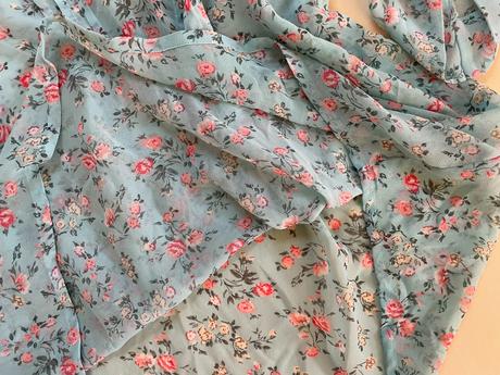 Květinkový vintage top, vel asi 14 xxl, being casu, xxl