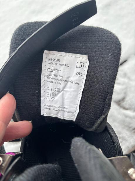 Nastavitelné lední brusle 32-36, 32