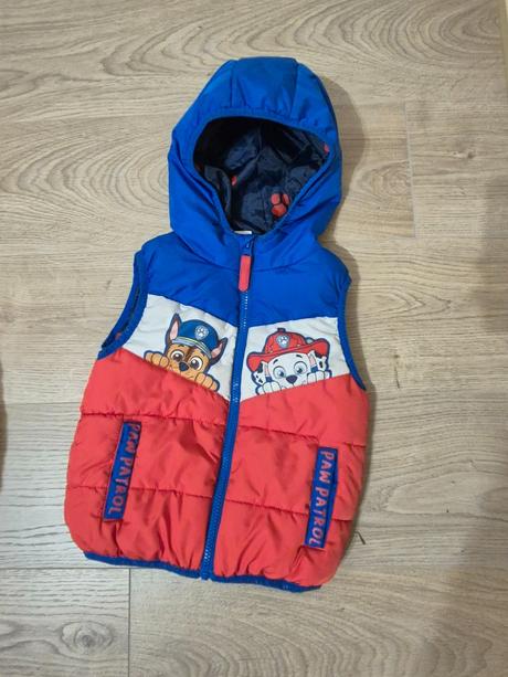Zateplená vesta tlapková patrola vel. 92/98, nickelodeon,92