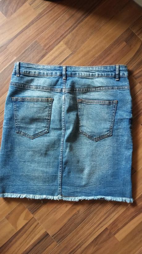 Džínová střečová sukně-nenošená, esmara,42