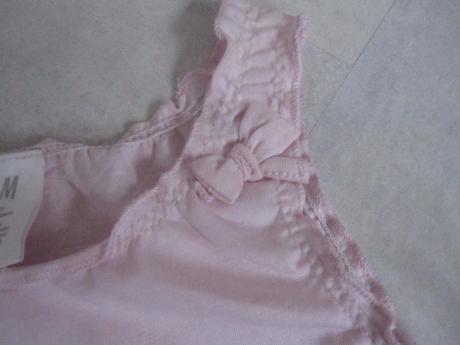 Romantická tunička - tílko - nenošená - 2 ks, h&m,86