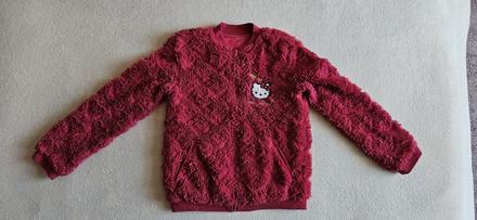 Dívčí teplá mikina, mikinka hello kitty, 128/134, disney,128