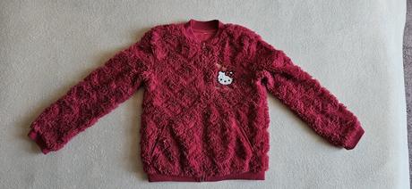 Dívčí teplá mikina, mikinka hello kitty, 128/134, disney,128