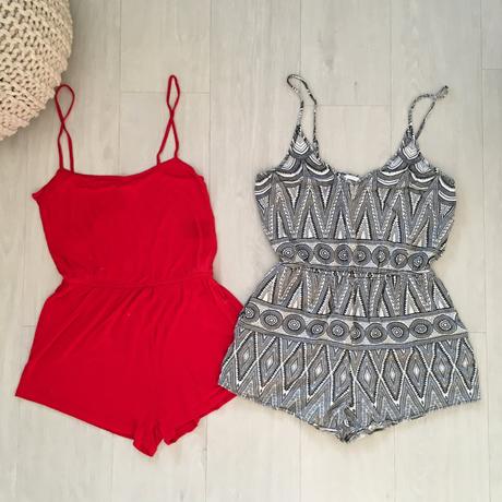 2 ks letní overal h&m, vel. s - m, h&m,s