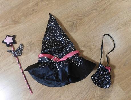 Karnevalový kostým-čarodějka vel.9/11 let,
