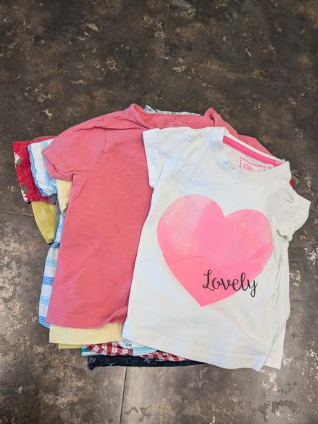 Trička s krátkým rukávem pro dítě o výšce 62-79 cm, 68–80