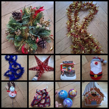 Vánoční dekorace mix, 