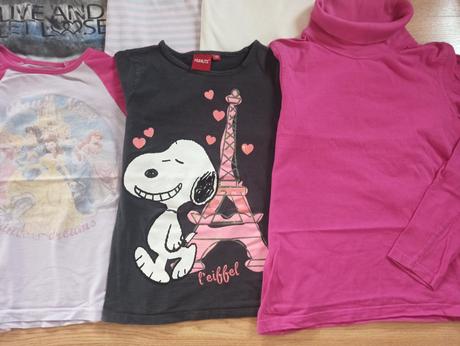 Trika dívčí s dlouhým rukávem vel.116-134, 116