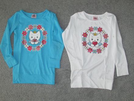 2x tričko s angel cat sugar, 116