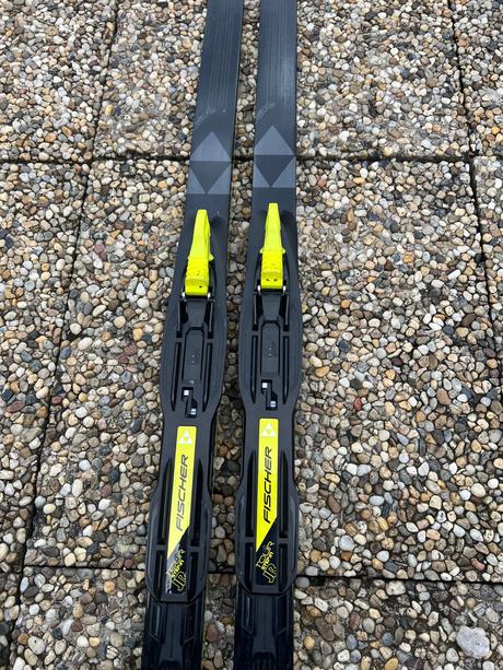 Dětské běžky fisher twin race skin 157 cm, fisher