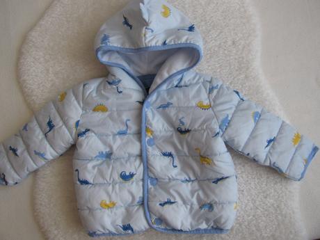 Zimní bunda s kapucí s dráčky joules, 74