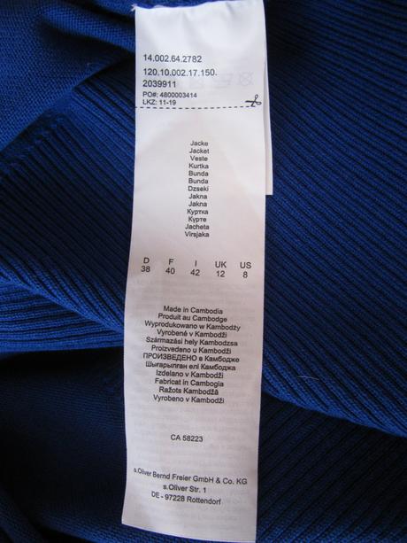 Dámský tmavě modrý svetr s.oliver, s.oliver,38