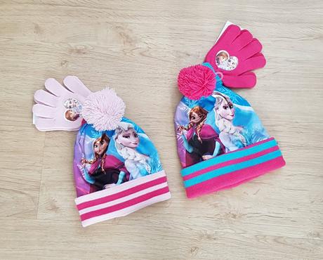 Komplet zimní čepice + rukavice frozen, disney,98 - 140