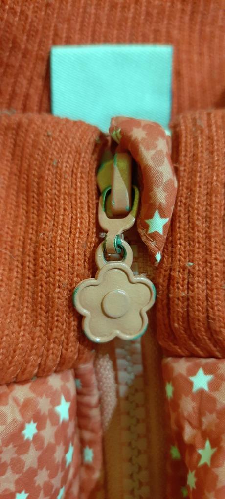 Dívčí zimní bunda, 130-64. barva červená, 134