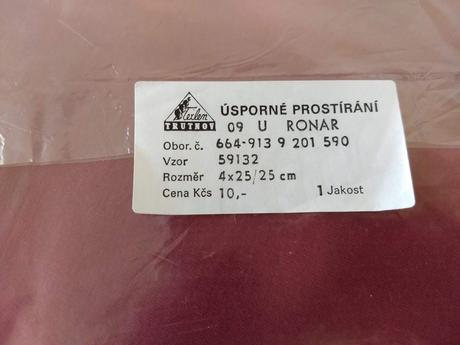 Retro prostírání texlen trutnov,