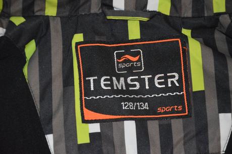 128 134 zimní lyžařská bunda oteplováky čepice, 128