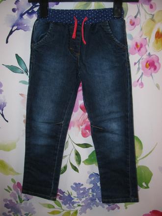 Strečové dívčí džíny s gumou v pase john baner, 122