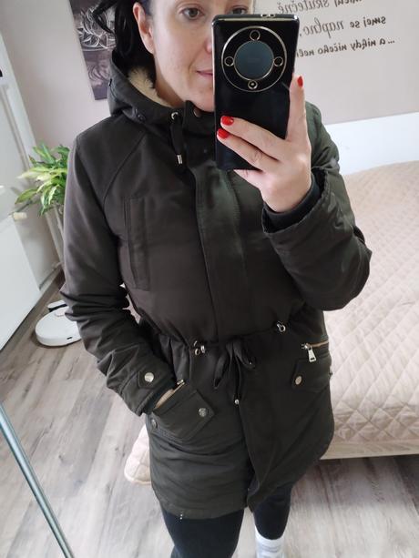 Dámský zimní kabát m/38, pimkie,m