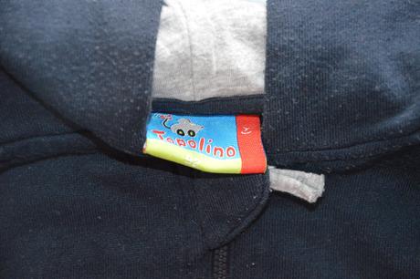 Modrá mikina s kapucí, vel. 86/92, topolino,86