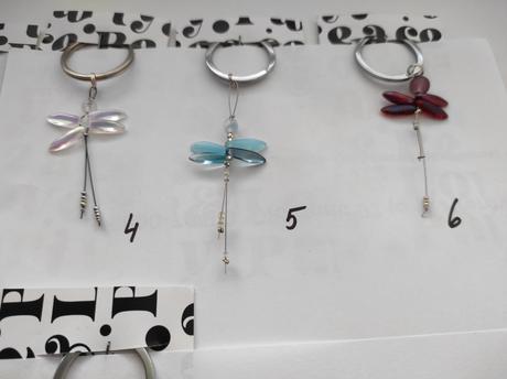 Přívěsek, klíčenka vážka,