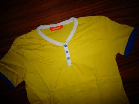 Krásné žluté bavlněné tričko, 140