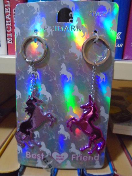 Klíčenka přívěšek pro kamarádky 2ks unicorn kůň, 