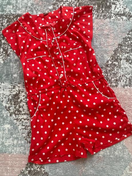 Puntikovy overal vel.128, tu,128