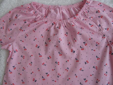 Růžové bavlněné tričko, george,134