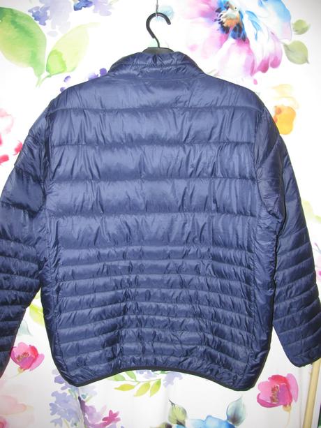 Pánská modrá prošívaná zimní bunda v by ver, xl
