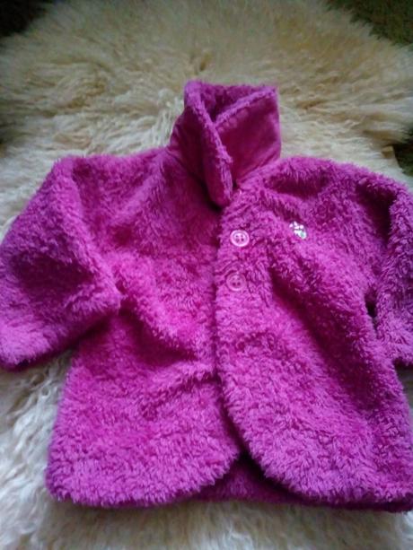 Chlupatkový kabátek,zn.okay,vel.80, okay,80