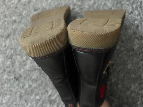 Dětské dívčí černé vyteplené traktorky vel. 27, cupcake,27