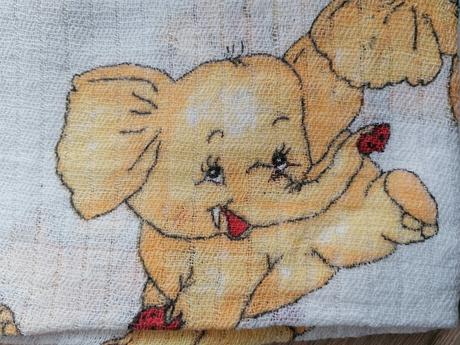 Bavlněné pleny s potiskem,