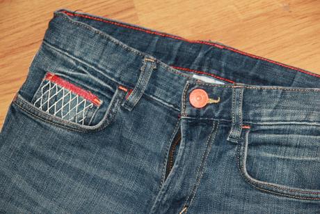 Džíny pro kluka zn. h&m - modré, vel. 122, h&m,122