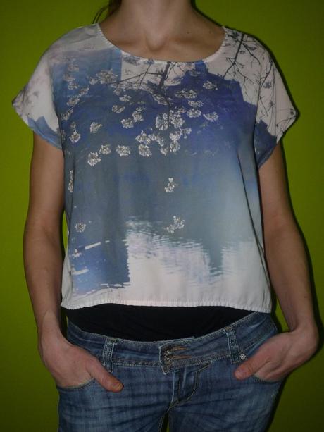 Lehká halenka do pasu, h&m,m