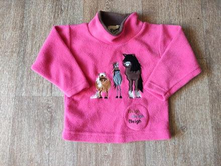 Mikina fleece se zvukem koníka v.98, 98