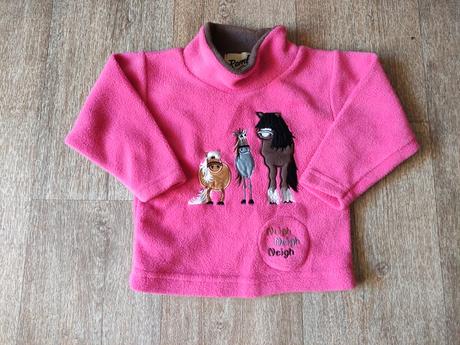 Mikina fleece se zvukem koníka v.98, 98