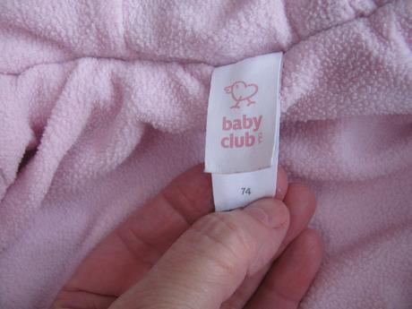 Vínově červená zimní kombinéza s kapucí, c&a,74