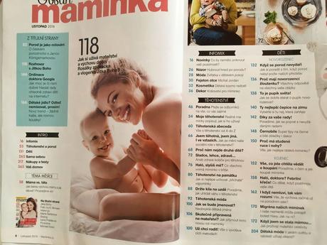 Časopis maminka 7-12/2016 (6 ks),