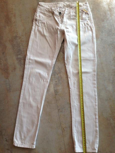 Bílé džíny bavlna replay na donošení vel.26 dámské, replay,s