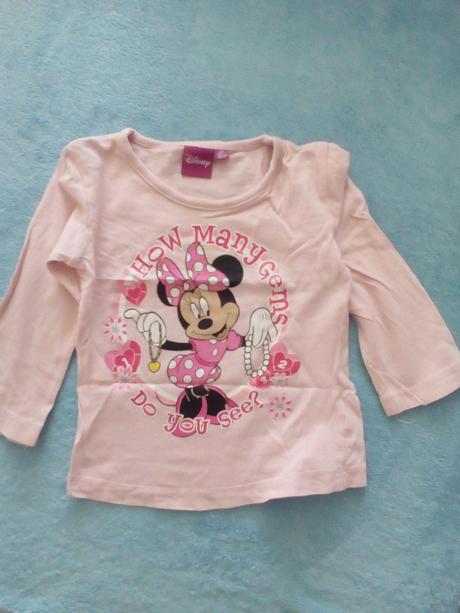 2x tričko s minie, disney,92