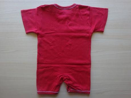 Letní overal červený s kr.r., vel. 68, schiesser,68