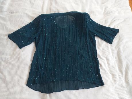 Zelená společenská halenka vel. 3xl/4xl, 46