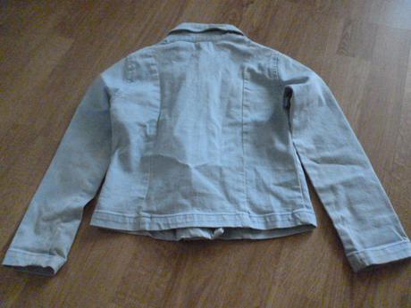 Elastická riflová bunda křivák 6 l, 116