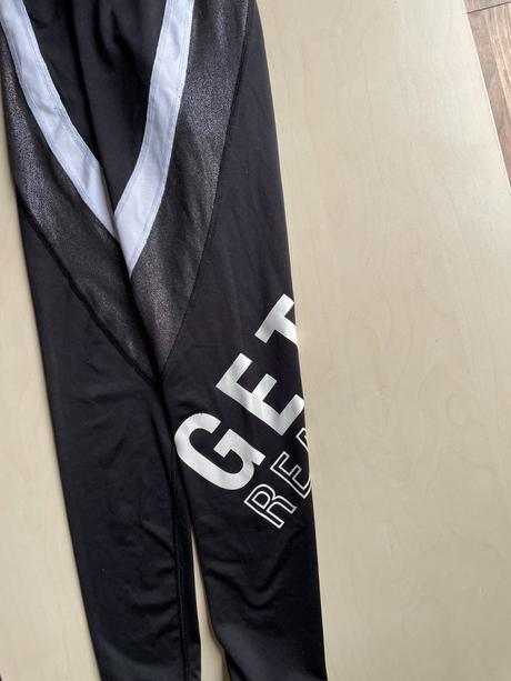 Leginy s pruhy a nápisem, vel asi 146/152 asi i xs, 146