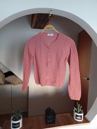 Starorůžový svetr h&m 134/140, h&m,140