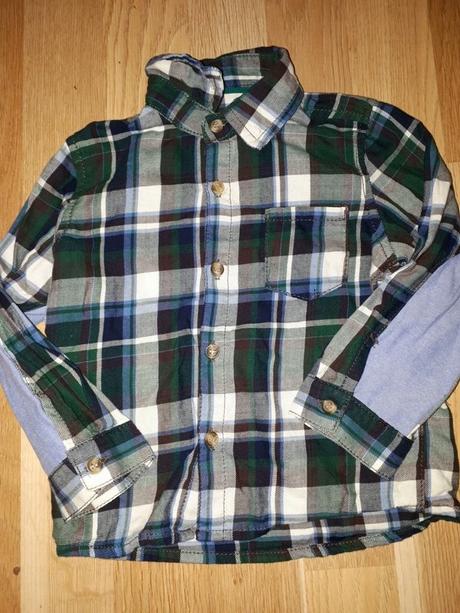 Kostkovaná košile 86 mothercare, mothercare,86