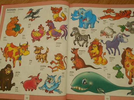 Kniha první anglický slovníček pro děti,