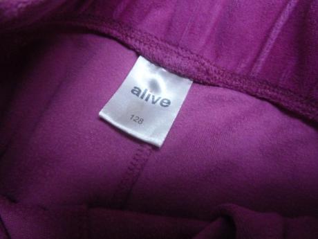 Sametové volné tepláky, alive,128