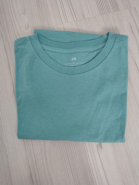 Světle zelené tričko s kr. rukávem hm, vel.146/152, h&m,146